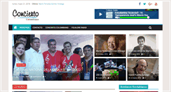 Desktop Screenshot of conciertocolombiano.com