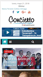 Mobile Screenshot of conciertocolombiano.com